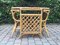 Rattan Table & Chairs Set, 1960s 12