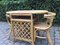 Rattan Table & Chairs Set, 1960s, Image 8