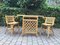 Rattan Table & Chairs Set, 1960s 14