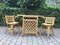 Rattan Table & Chairs Set, 1960s, Image 14