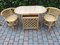 Rattan Table & Chairs Set, 1960s, Image 15