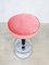 Tabouret de Bar Industriel Vintage en Velours Rose 4