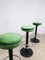 Vintage Industrial Green Velvet Bar Stool 3