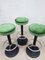 Vintage Industrial Green Velvet Bar Stool 5