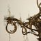 Antique Italian Bronze Chandelier 7