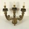 Antique Italian Carved Wall Lamps, Set of 2, Image 4