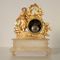 Gilded Antimony Alabaster Table Clock, 1800s, Immagine 10