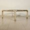 Italienischer Vintage Couchtisch aus lackiertem Holz & Glas, 1960er 7