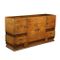 Credenza Art Deco in noce, metallo e bachelite, Italia, Immagine 1