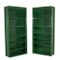 Italian Lacquered Metal Bookcases, 1970s, Set of 2 1