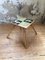 Mid-Century Ceramic & Rattan Side Table by Chassin, Image 1