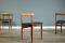 Schwedische Mid-Century Stühle aus Teak & Kunstleder, 4er Set 1