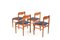 Vintage Danish Teak Dining Chairs, Set of 4 14