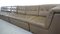 Large Vintage Modular Leather Sofa 11