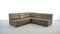 Large Vintage Modular Leather Sofa 4