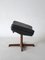 Leather & Rosewood Adjustable Footstool from Bovenkamp, 1960s, Image 6