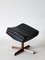 Leather & Rosewood Adjustable Footstool from Bovenkamp, 1960s 3