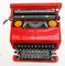 Máquina de escribir Valentine de Ettore Sottsass para Olivetti, años 60, Imagen 1