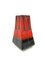 Red Fat Lava Vase from Fohr Keramik, 1960s 5