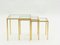 Gilt & Wrought Iron Nesting Tables by Robert & Roger Thibier, 1960s, Set of 3, Image 8