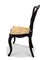 Viktorianischer schwarz lackierter & vergoldeter Stuhl von Jennens & Bettridge 3