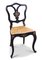 Victorian Black-Lacquered & Gilt Chair from Jennens & Bettridge, Image 4