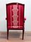 Antique French Mahogany Armchair, Image 5