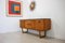 Credenza Mid-Century in teak con ripiano nero dipinto, Immagine 3