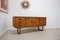 Credenza Mid-Century in teak con ripiano nero dipinto, Immagine 4