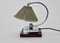 Art Deco Tischlampe aus Chrom & Ahornholz, 1920er 1