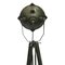 Vintage Industrial Green Wooden Tripod Floor Lamp 7