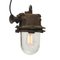 Braune industrielle Vintage Deckenlampe 6