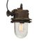 Vintage Industrial Brown Ceiling Lamp, Image 6