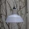 Lámpara colgante holandesa industrial vintage esmaltada en gris de Philips, Imagen 3