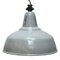 Vintage Industrial Grey Enamel Pendant from Philips, Image 6