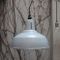 Lampada vintage industriale smaltata grigia di Philips, Immagine 5