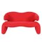 Red Djin Sofa by Olivier Mourgue, 1960s 4