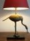 Mid-Century Brass Heron Table Lamp 7