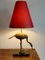 Mid-Century Brass Heron Table Lamp 6