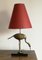 Mid-Century Brass Heron Table Lamp 1