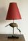 Mid-Century Brass Heron Table Lamp, Image 1