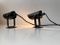 Danish Black Minimalist Wall Lights from Lyfa, 1980s, Set of 2 2