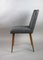 Vintage Grey Upholstered Dining Chairs, 1970s, Set of 2, Image 8