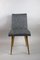 Vintage Grey Upholstered Dining Chairs, 1970s, Set of 2 3