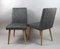 Vintage Grey Upholstered Dining Chairs, 1970s, Set of 2 6
