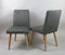 Vintage Grey Upholstered Dining Chairs, 1970s, Set of 2, Image 5