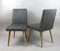 Vintage Grey Upholstered Dining Chairs, 1970s, Set of 2, Image 11