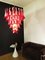 Red Murano Glass Chandelier, 1983 2