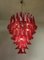 Red Murano Glass Chandelier, 1983 12