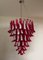 Red Murano Glass Chandelier, 1983 1